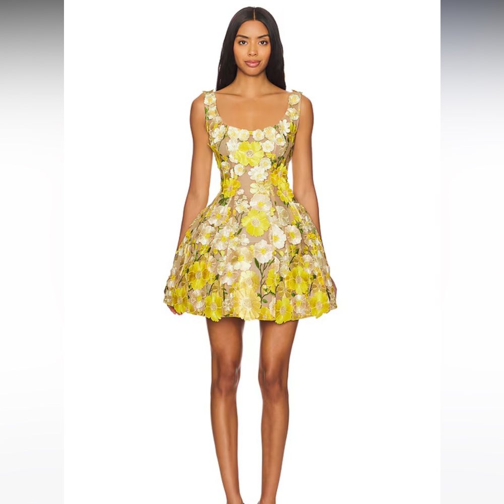 Bronx and banco X REVOLVE jasmine mini dress in yellow